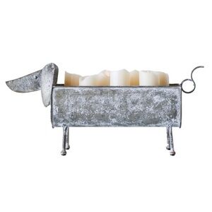 Dachshund Metal Dog Planter 🐾 Doxie Wiener